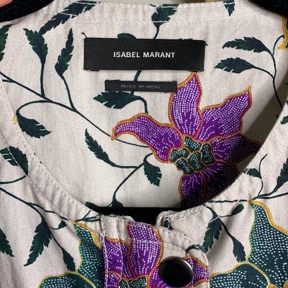 Isabel‎ Marant Gigi Jumpsuit in Soft Pink Multi - Picture 8 of 11